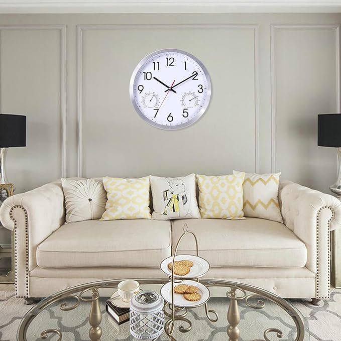 12 Inch Silent Wall Clock - Image 3